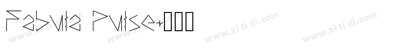 Fabula Pulse字体转换
